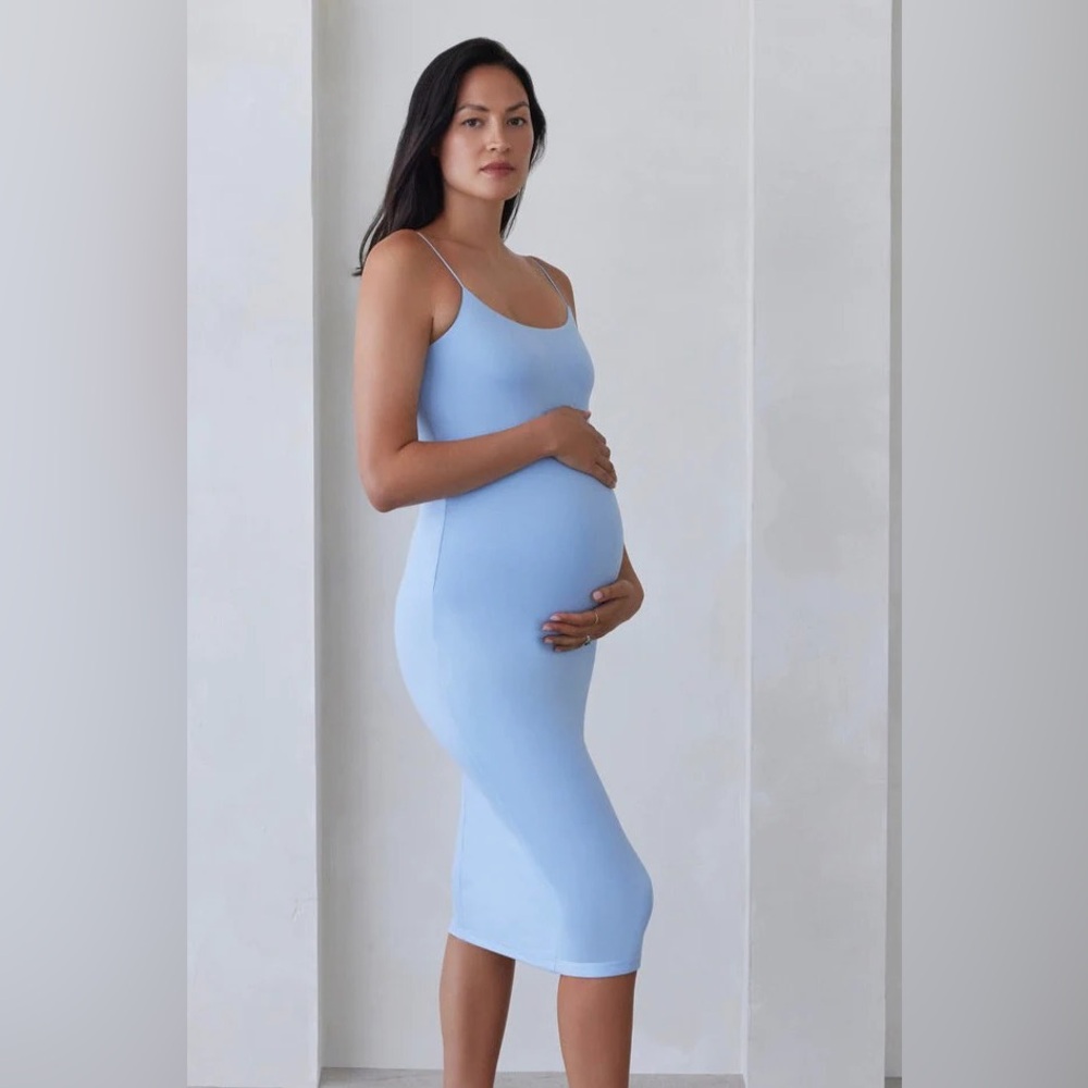 BUMPSUIT The Brigitte Dress Blue Medium Beautiful condition